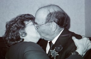 Mom and Dad were never afraid to show us they loved each other--another gift!